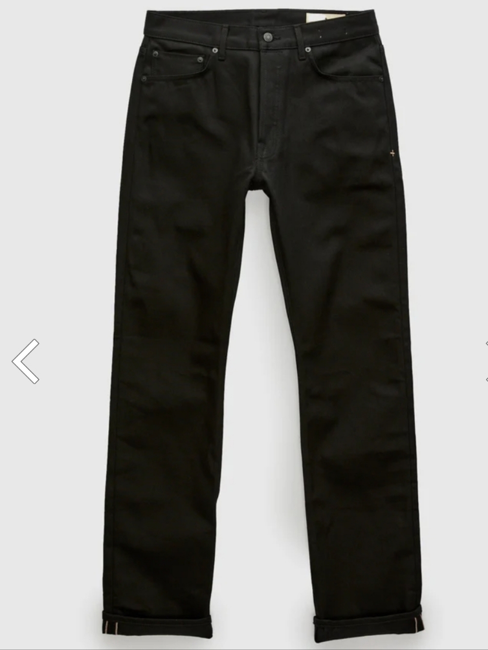 Imogene And Willie Jeans "Willie" Vidalia Mills Selvedge Black Straight 30 Denim